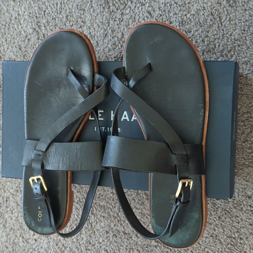 Cole Haan Black Sandals